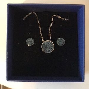Swarovski necklace and earring set